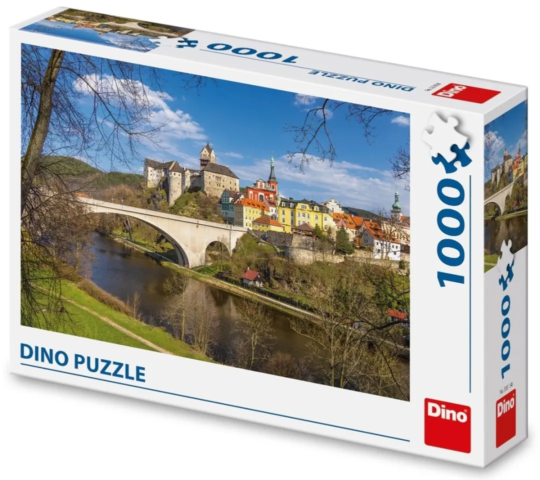 Puzzel van kasteel Loket uit Tsjechië 1000 stukjes
