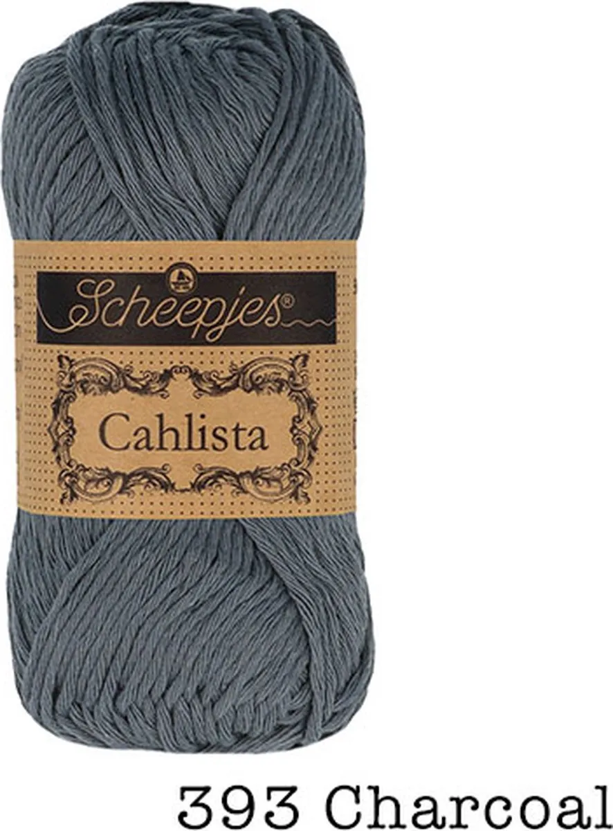 Scheepjes Cahlista Charcoal (393)