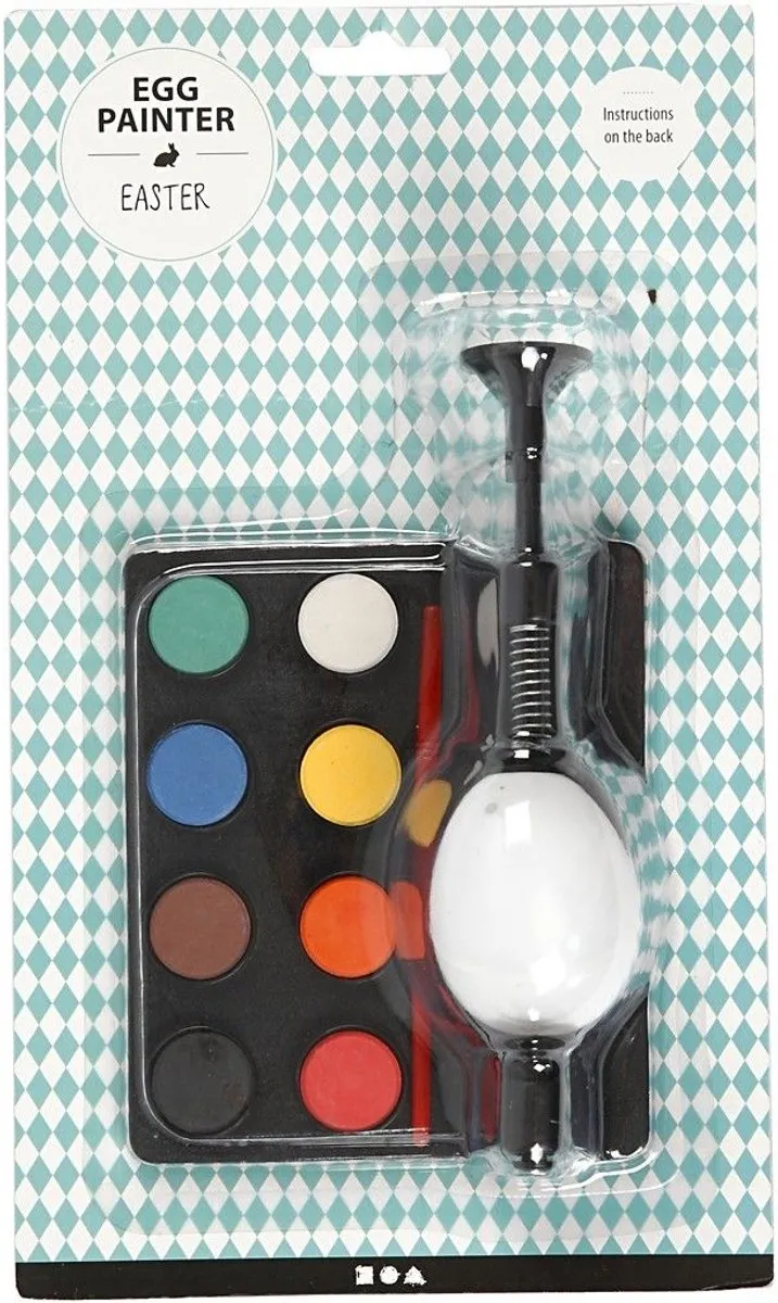 Creativ Company Eieren Schilderen Set - 8 Kleuren Divers
