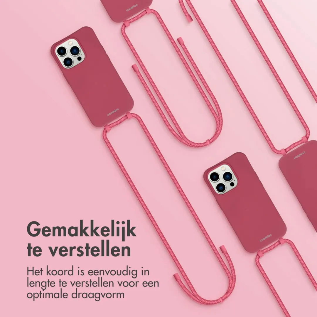 Imoshion Hoesje iPhone 14 Pro - Donkerrood