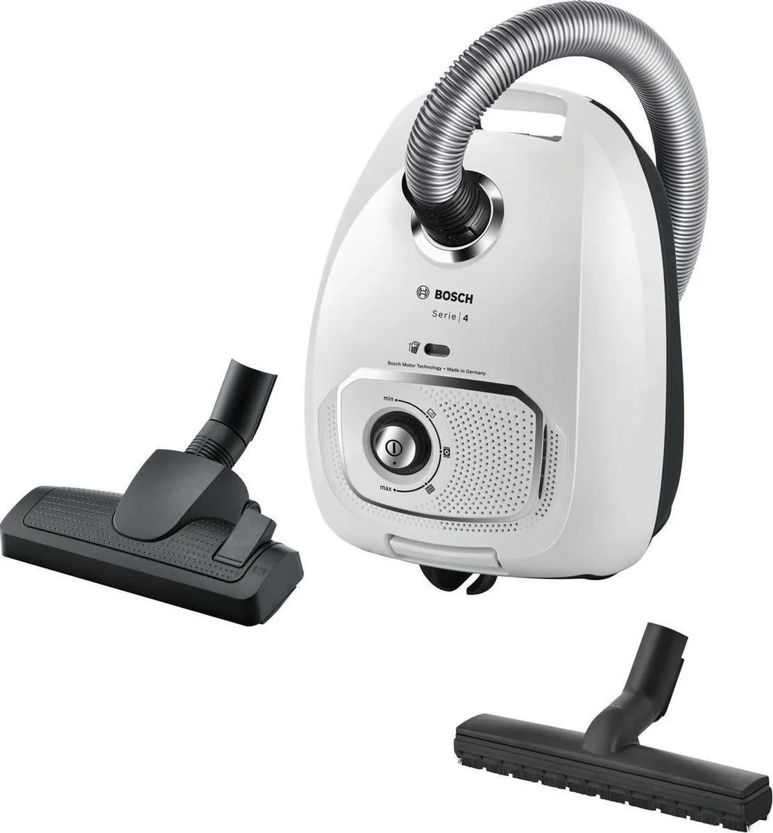 Bosch BGLS4X300 Cilinderstofzuiger - 4L - 600W - Zwart/Wit
