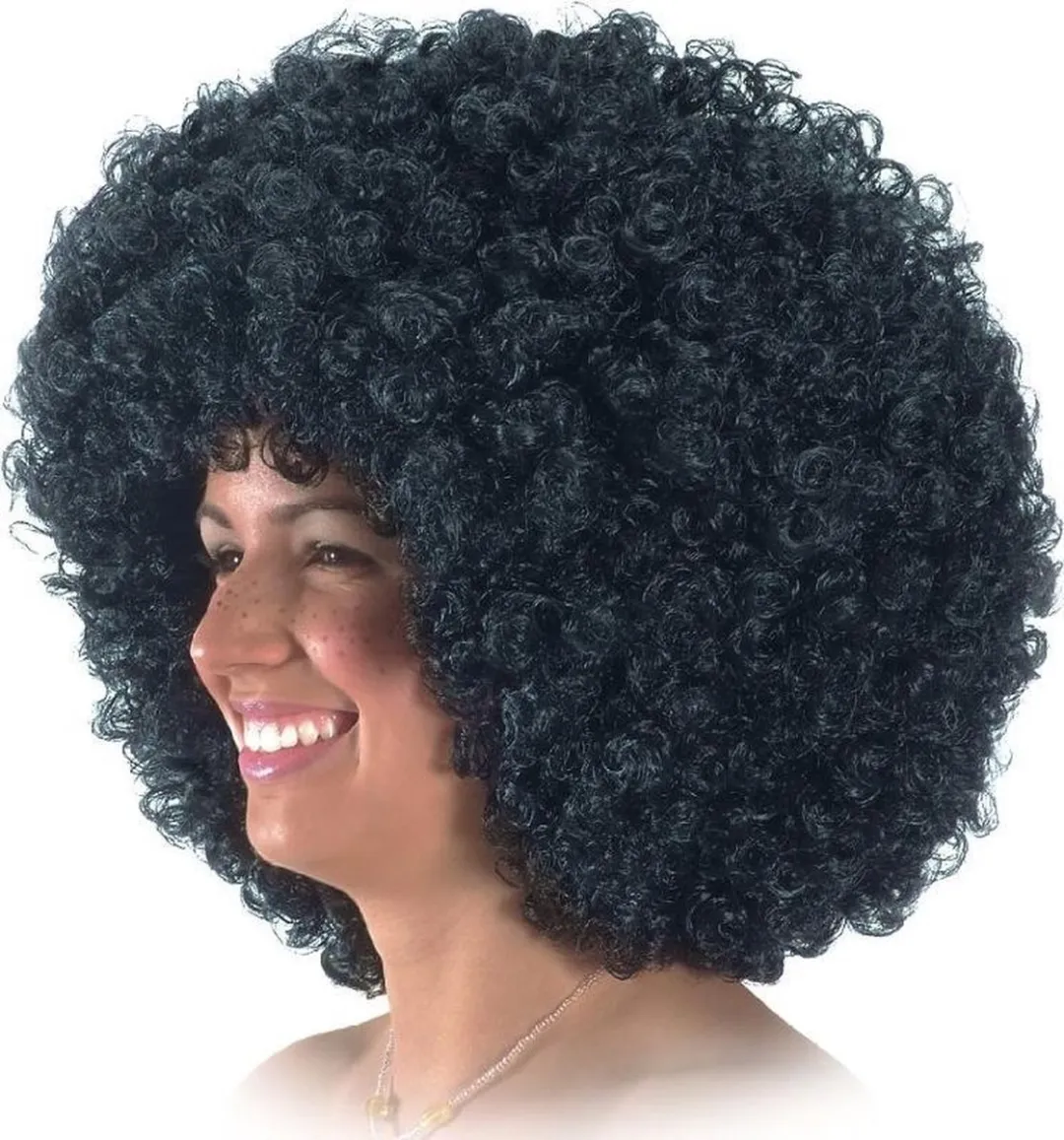 Carnival Toys Afro Pruik - Zwart One-size