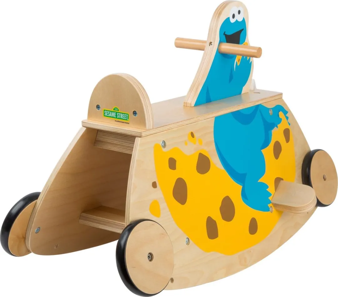 Sesame Street Cookie Swinging See-Saw met Wielen