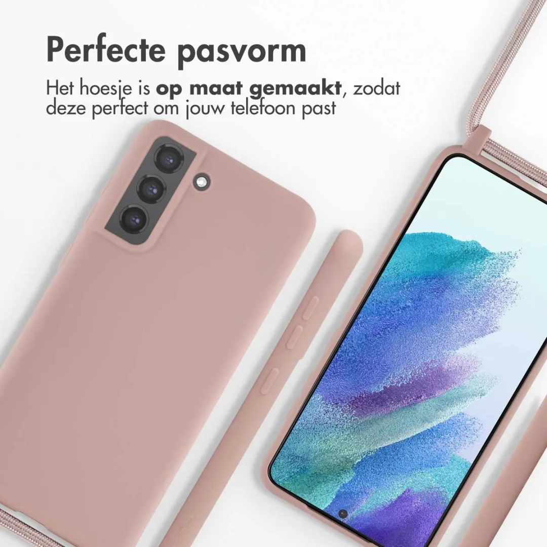 Imoshion Hoesje Samsung Galaxy S21 FE - Siliconen - Sand Pink - afbeelding 6 van 6