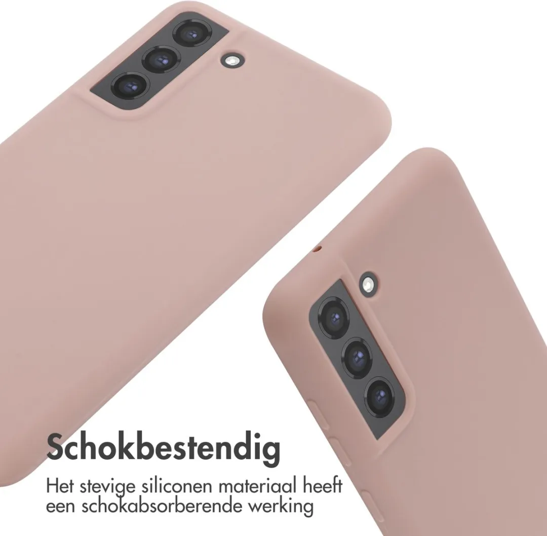 Imoshion Hoesje Samsung Galaxy S21 FE - Siliconen - Sand Pink