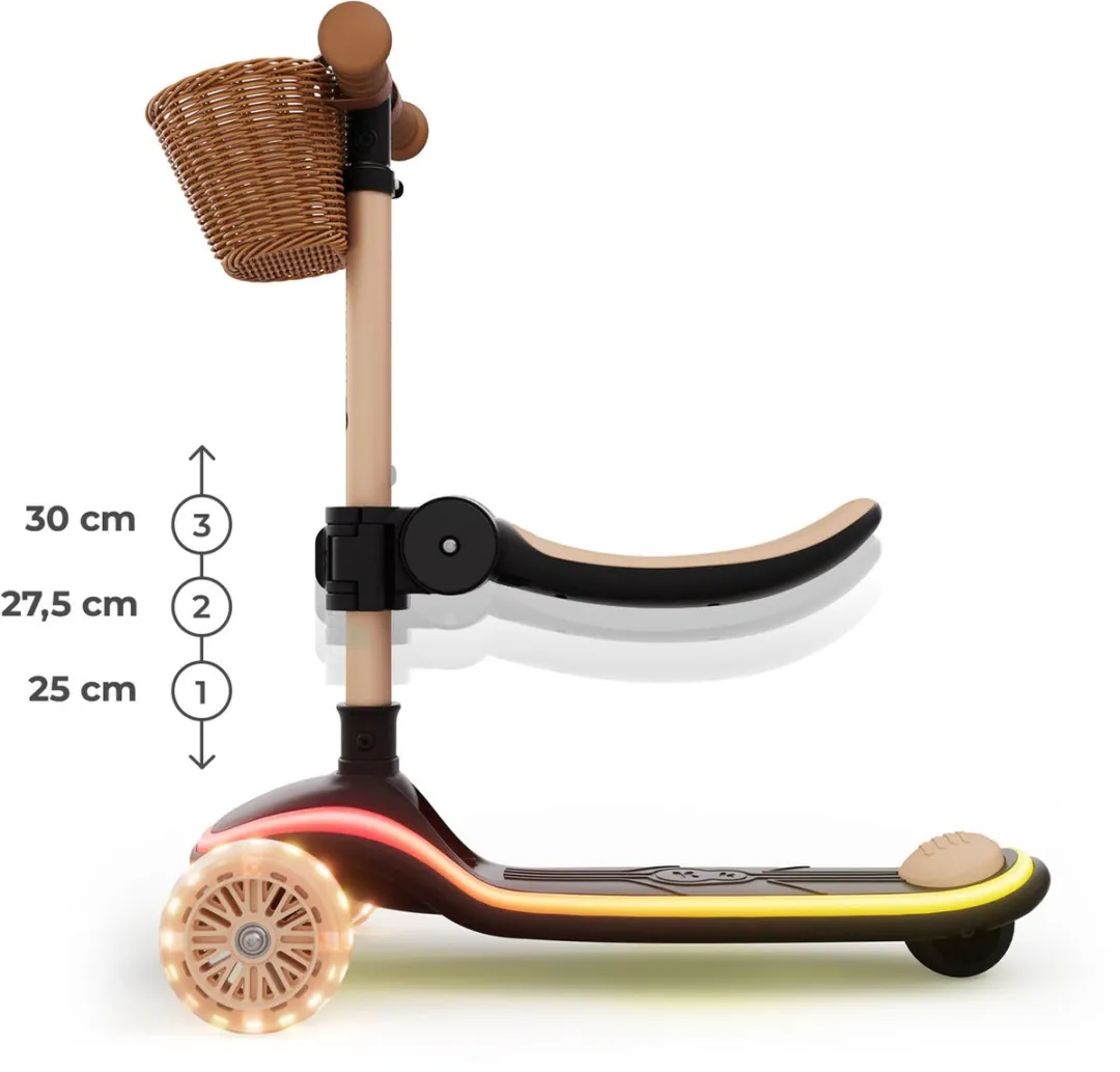 KinderKraft RAKET UP 2-in-1 Loopfiets/Driewieler