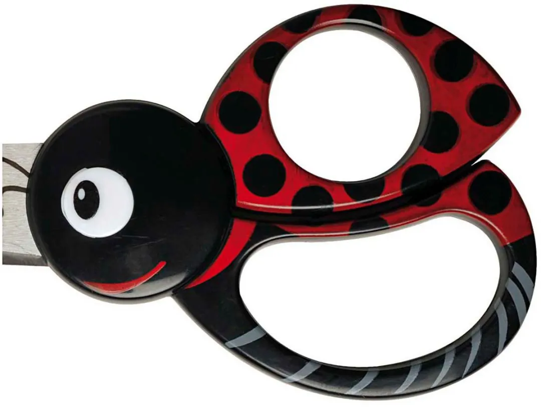 Fiskars Kinderschaar Links- en Rechtshandig - Zwart/Rood