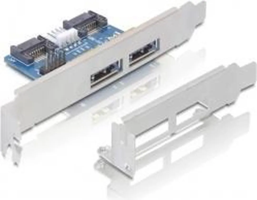 Delock Slotblech 2x eSATApd 61725