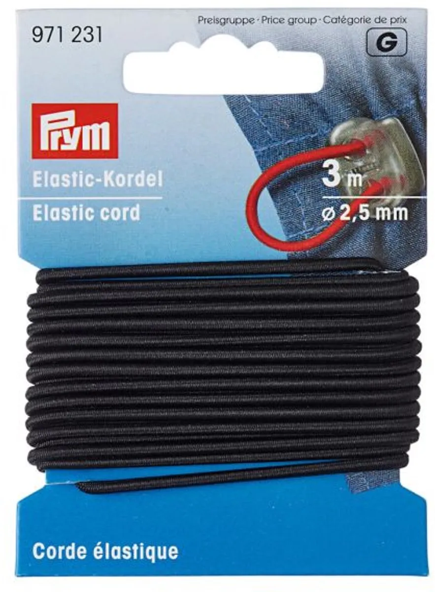Prym Elastisch Koord 2,5mm - Beige - 3m