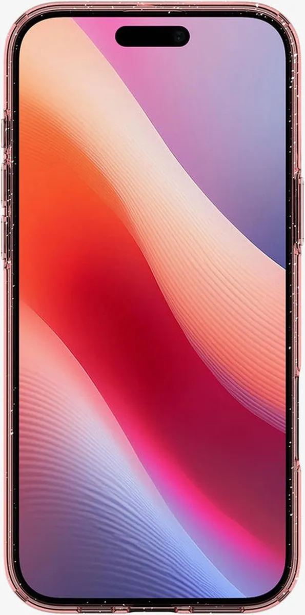 Spigen Liquid Crystal Hoesje iPhone 16 Pro - Roze Glitter