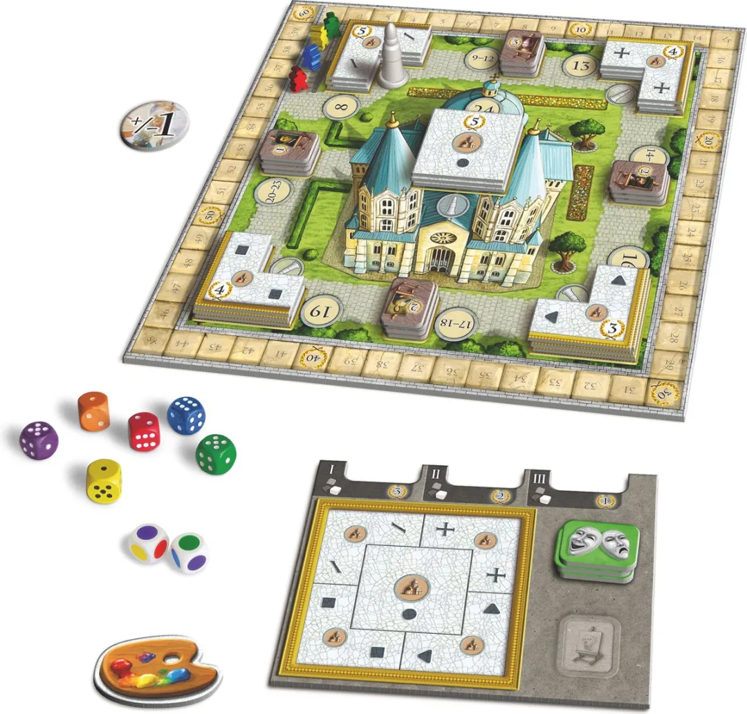 Queen Games Fresco Dobbelspel - 2-4 Spelers