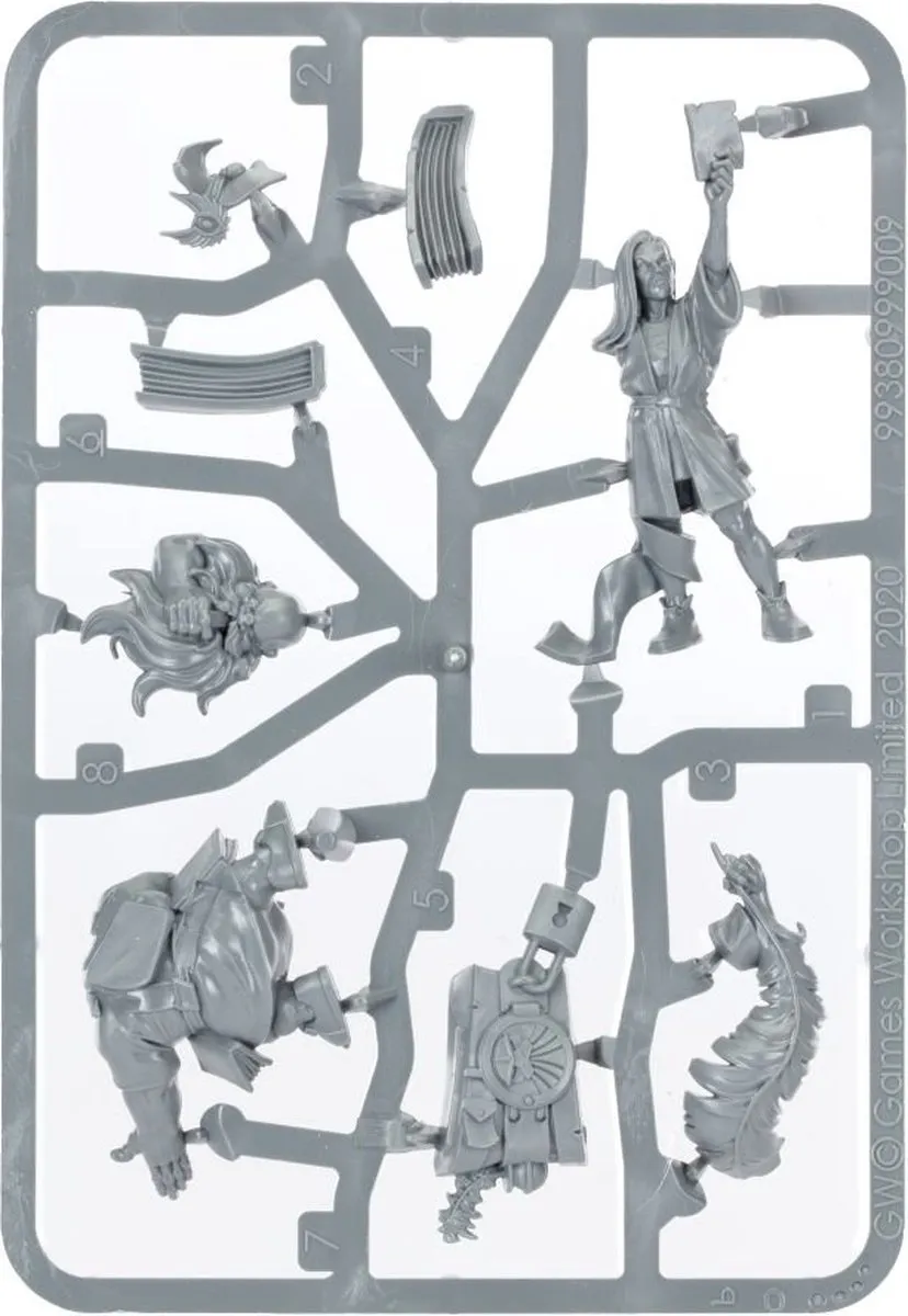 Games Workshop Blood Bowl Elf & Dwarf Scheidsrechters - 8 Stuks