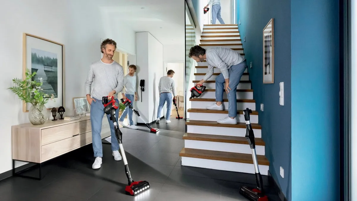 Bosch BCS711PET Steelstofzuiger - Rood