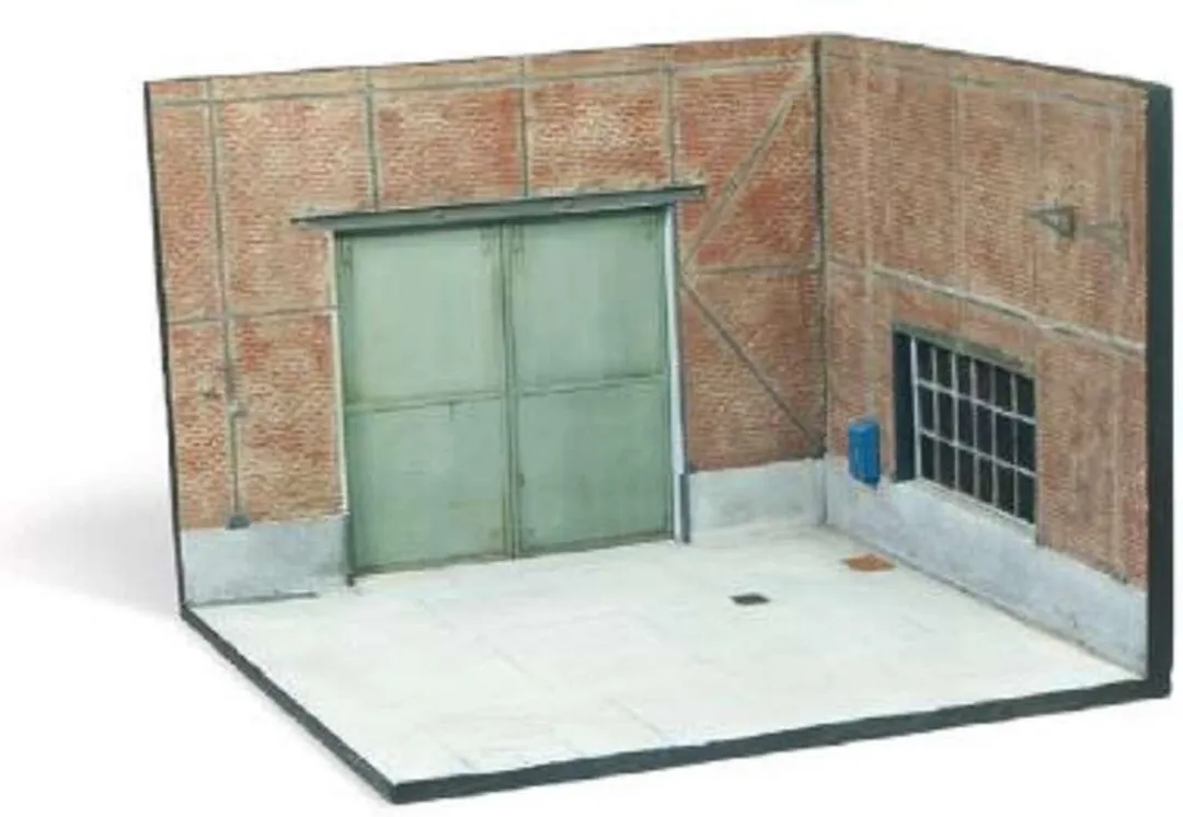 Vallejo SC113 Diorama Factory Gate Modelbouwpakket 1:35