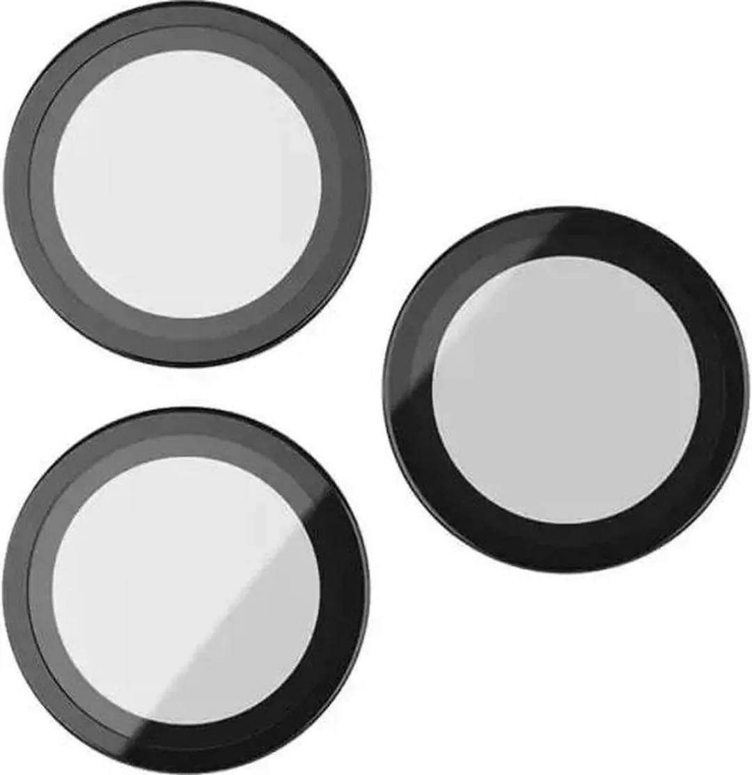 Nillkin CLR iPhone 15 Pro/Pro Max Camera Beschermglas - Zwart - afbeelding 2 van 6
