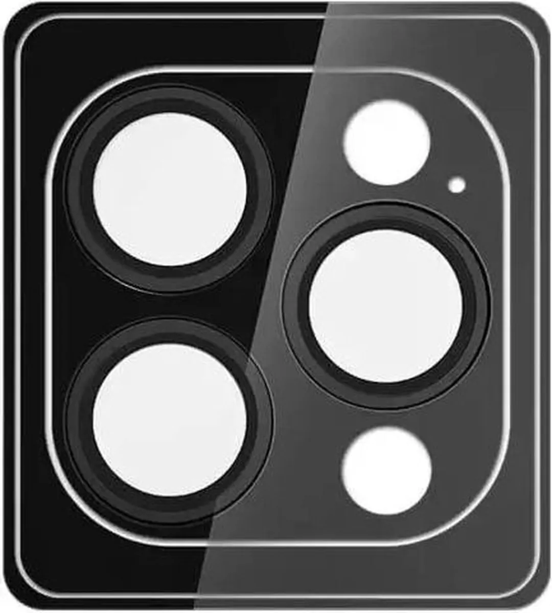 Nillkin CLR iPhone 15 Pro/Pro Max Camera Beschermglas - Zwart - afbeelding 3 van 6