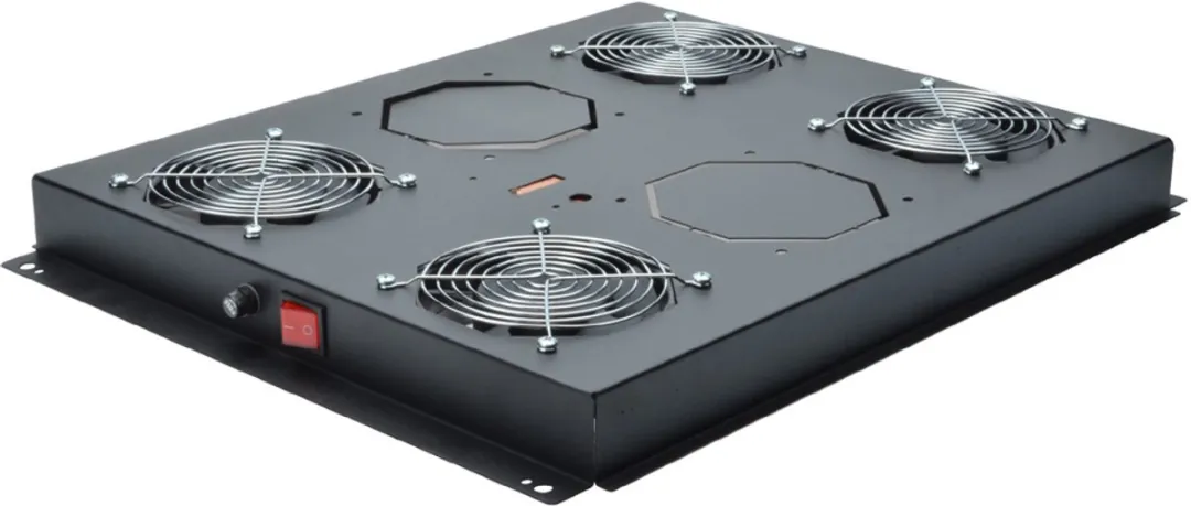 Digitus DN-19 FAN-4-SRV-B Koeling - Zwart