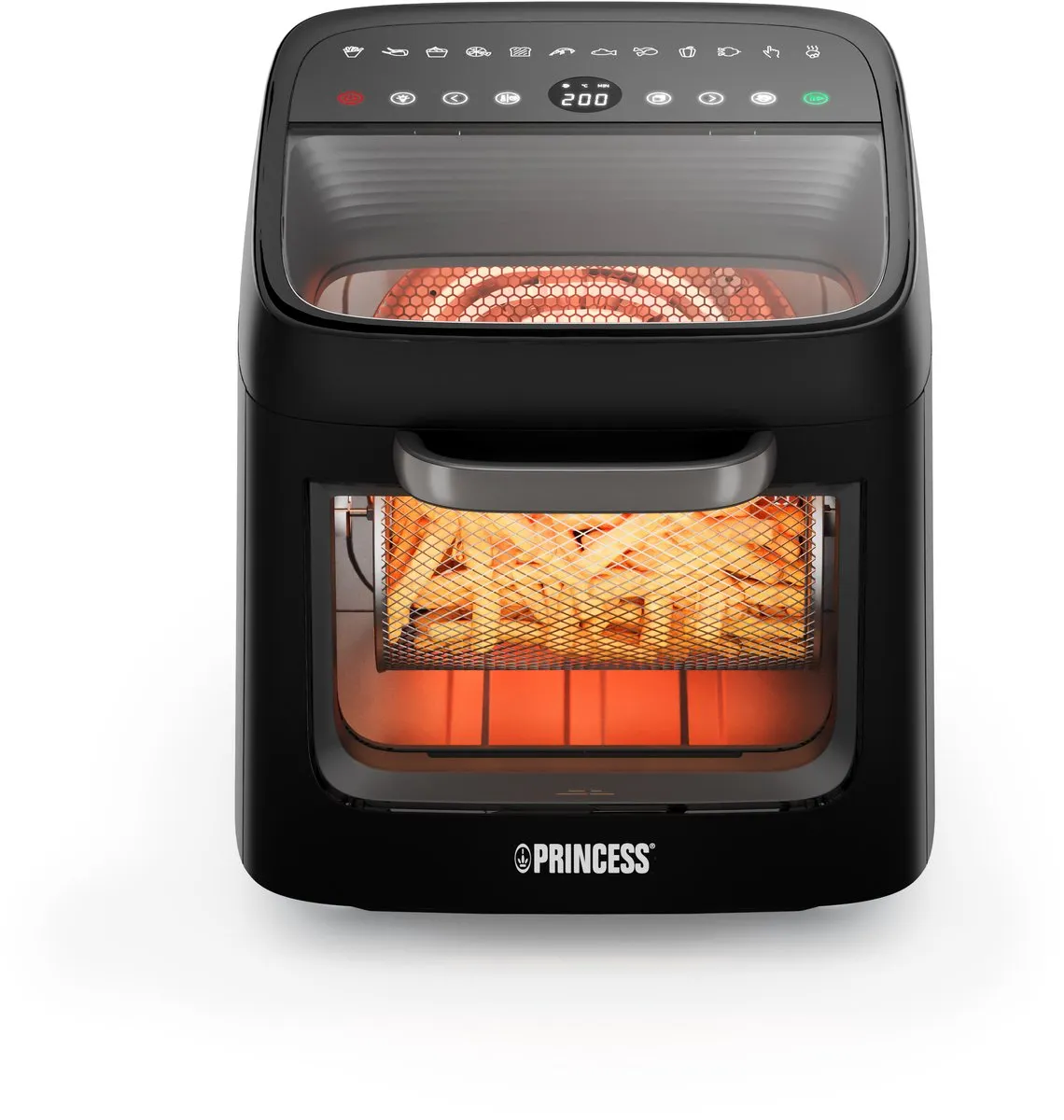 Princess Airfryer Oven Vision 182288 - 12,6L 1800W - 12 Programma's - Zwart