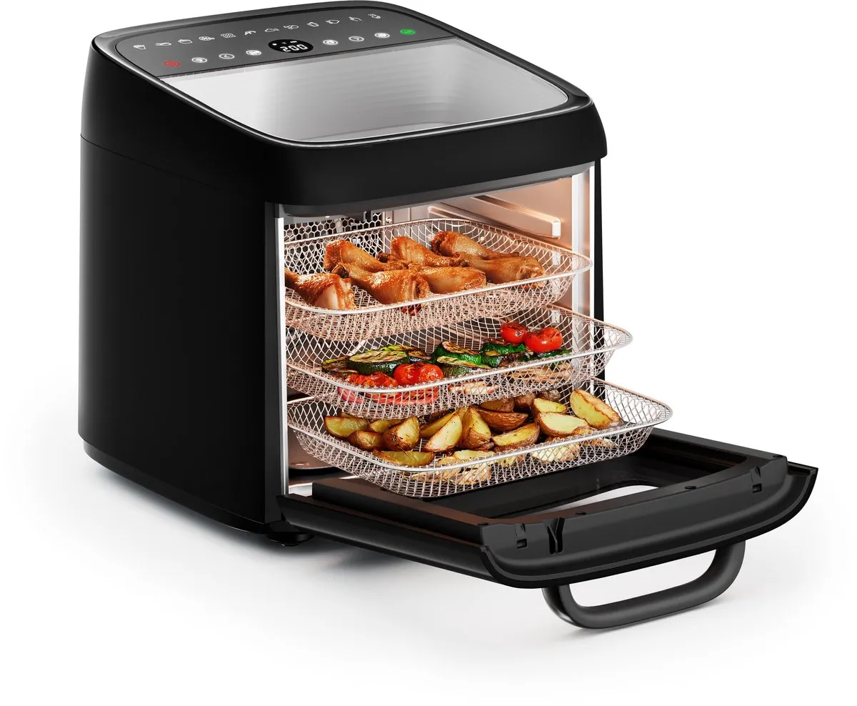 Princess Airfryer Oven Vision 182288 - 12,6L 1800W - 12 Programma's - Zwart