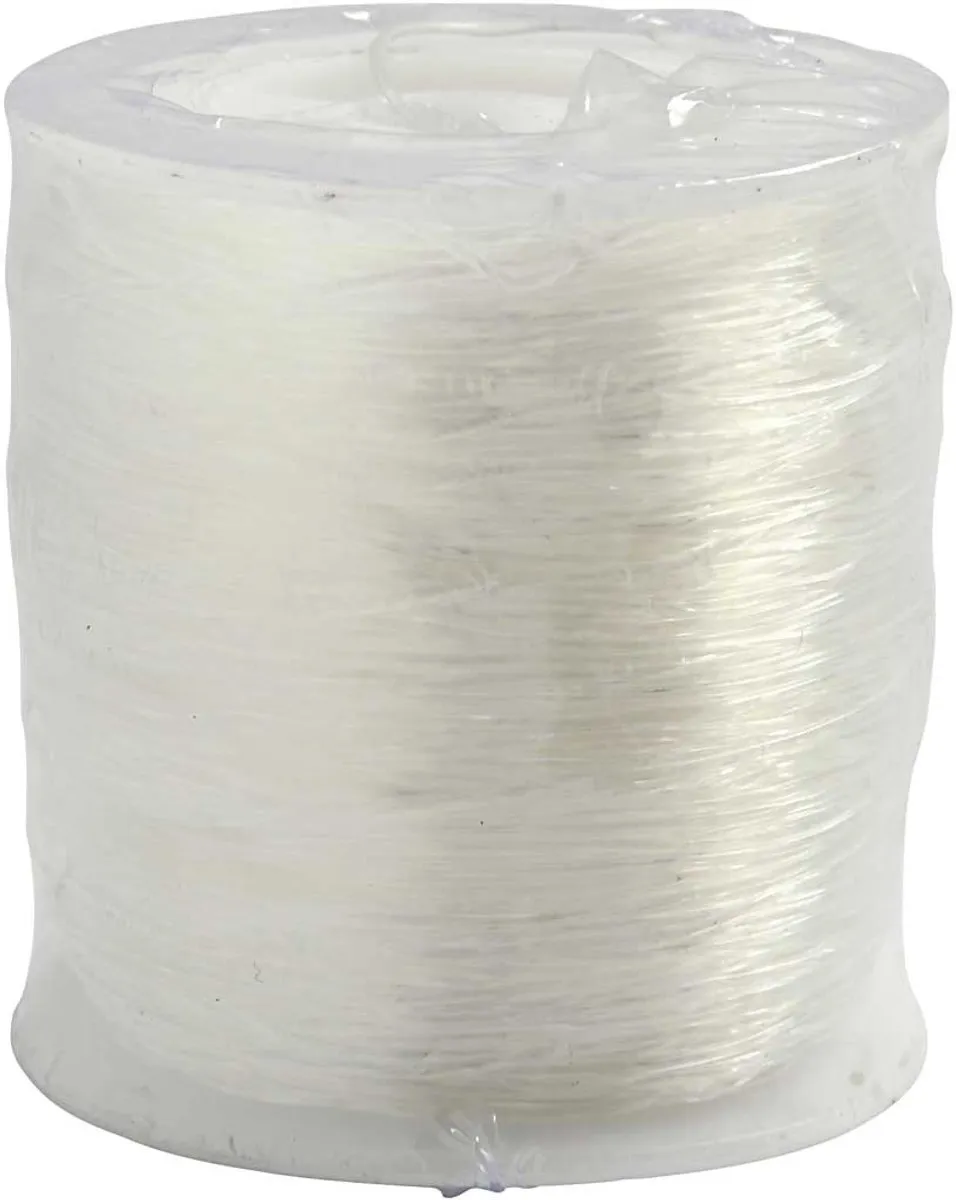 Creativ Company Elastisch Draad 0,8mm - 100m - Transparant