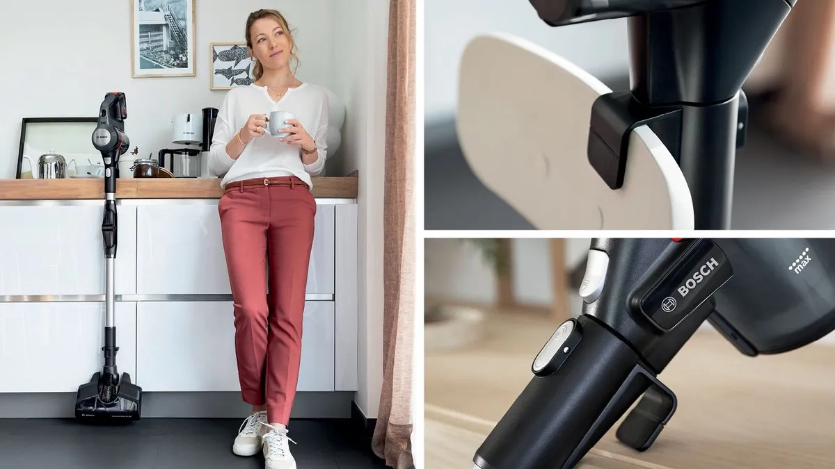 Bosch Unlimited 7 BCS711A Draadloze Steelstofzuiger - Donker grijs