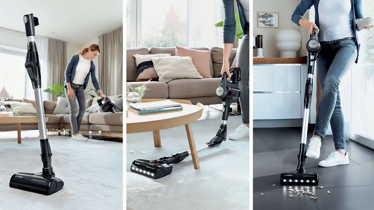 Bosch Unlimited 7 BCS711A Draadloze Steelstofzuiger - Donker grijs