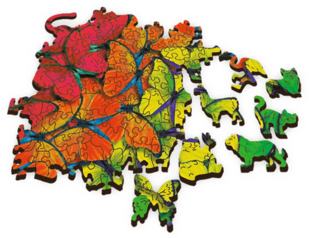 Trefl Regenboogvlinders Puzzel 500 Stuks - Multicolor