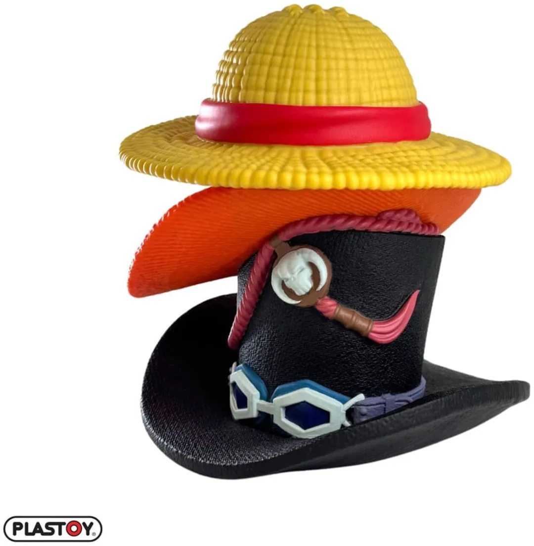 Plastoy One Piece Coin Bank Stack of Hats - Multi