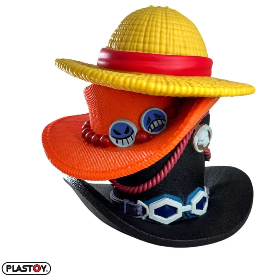 Plastoy One Piece Coin Bank Stack of Hats - Multi