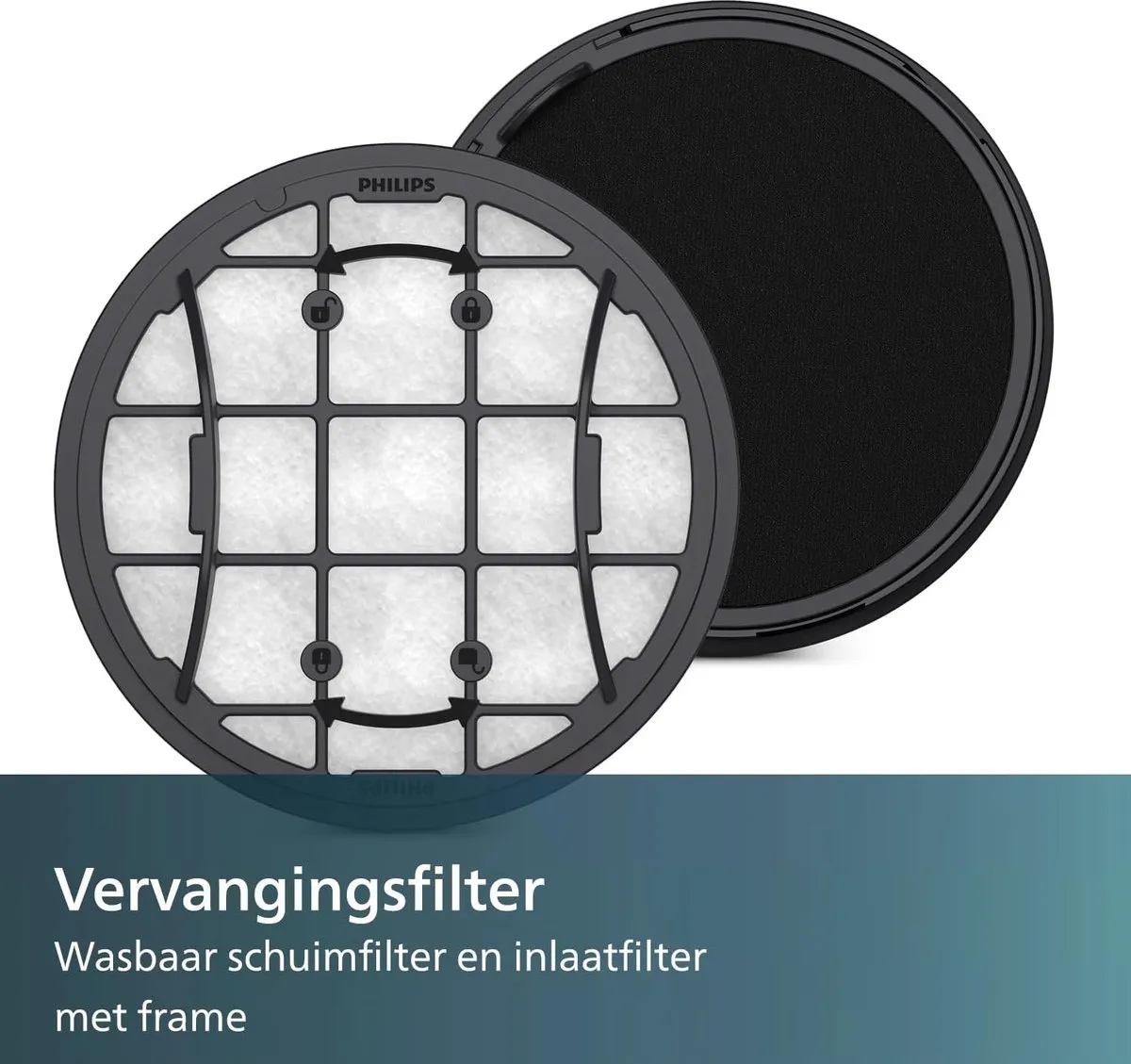 Philips 7000/8000 XV1685/01 Huisreinigingsset - 3 Stuks - Zwart