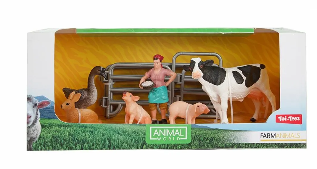 Toi-Toys Boerderijdieren Speelset - Divers