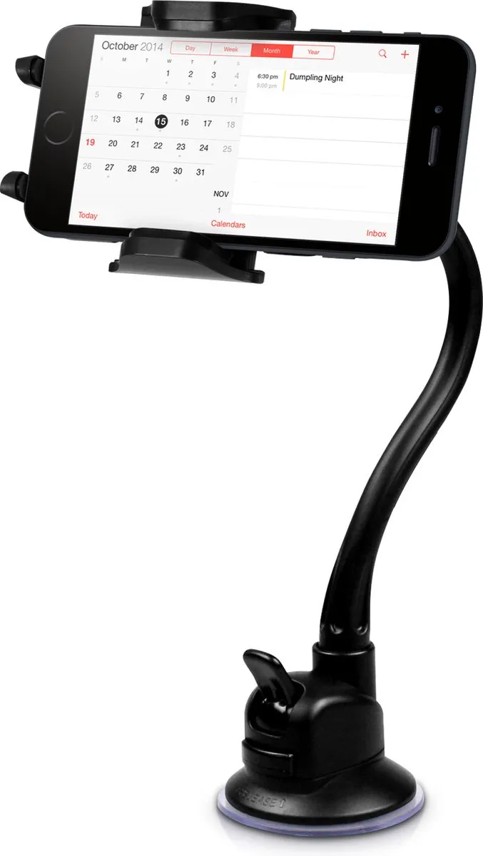 Macally MGRIP Telefoonhouder Zuignap - Universeel 6.5" - Zwart