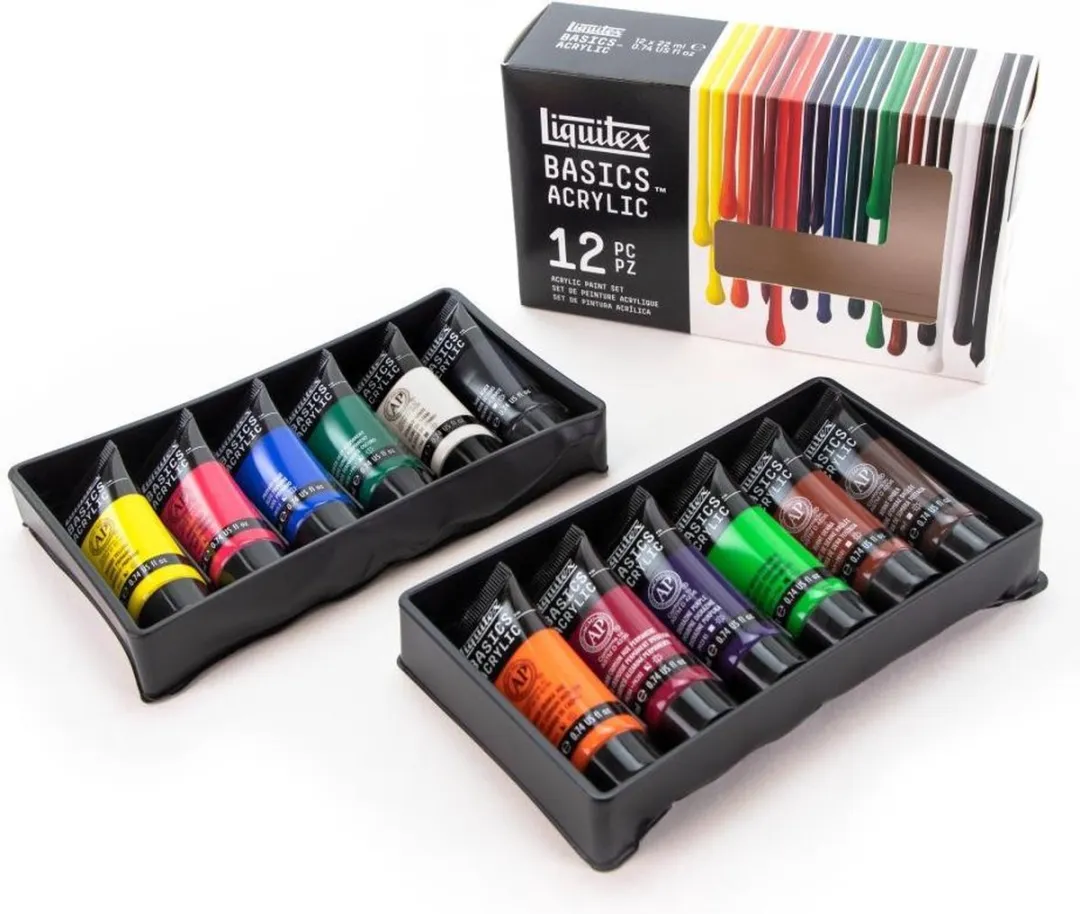 Liquitex Basics Acrylverf - 12 Kleuren 22ml