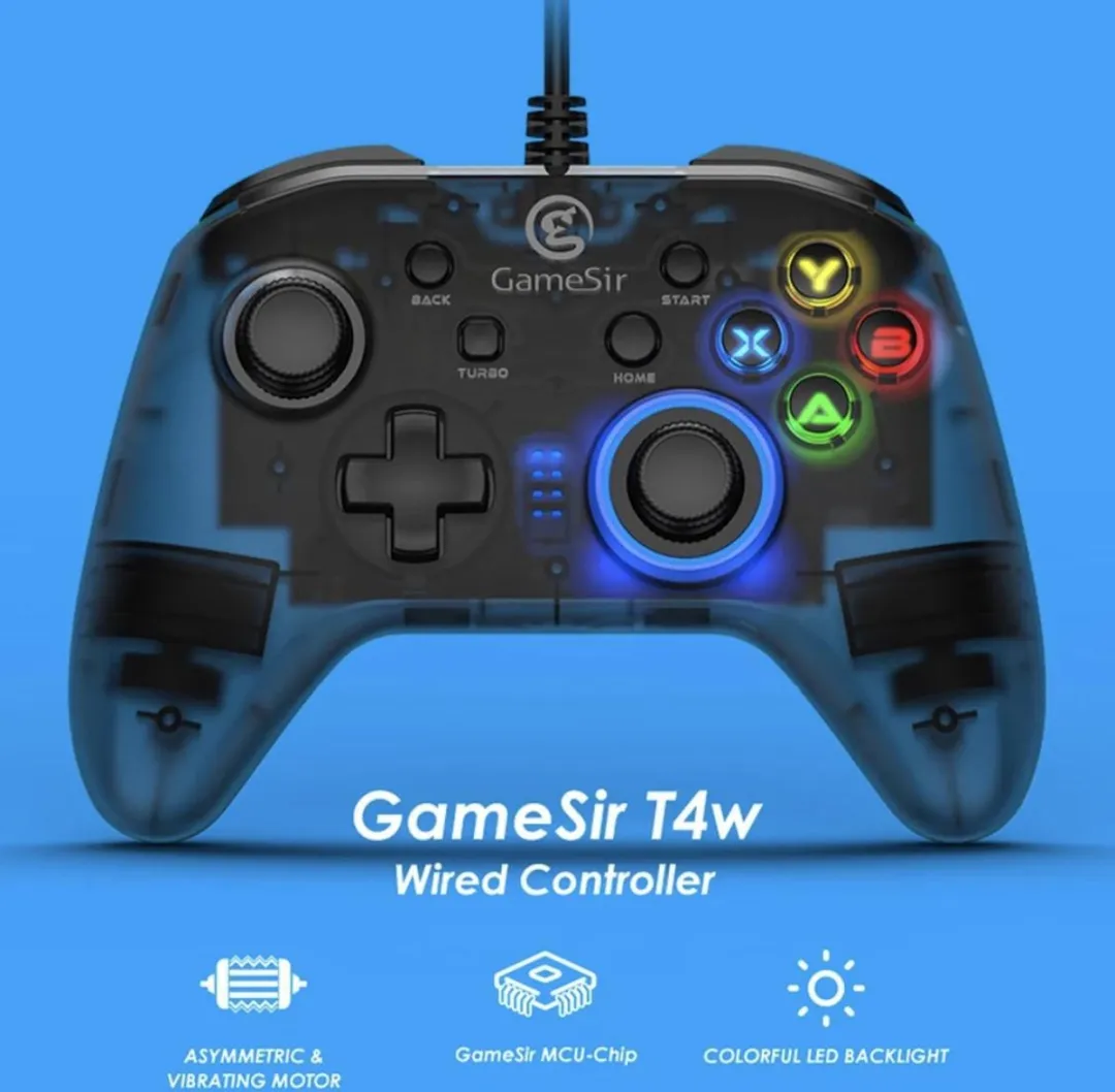GameSir T4W Gamepad - 15 Knoppen - Zwart
