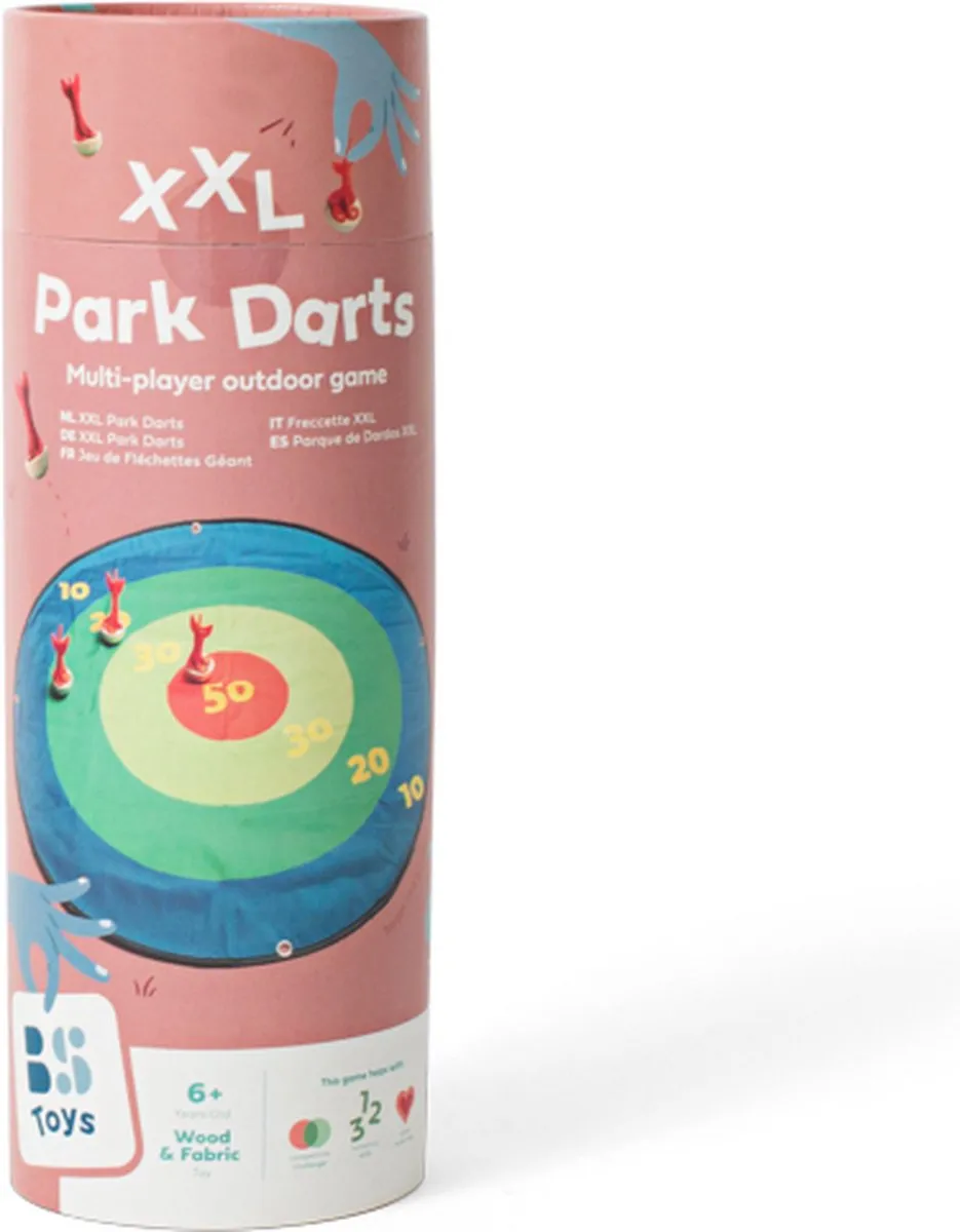 BS XXL Park Darts Dartspel - 5 Kleuren