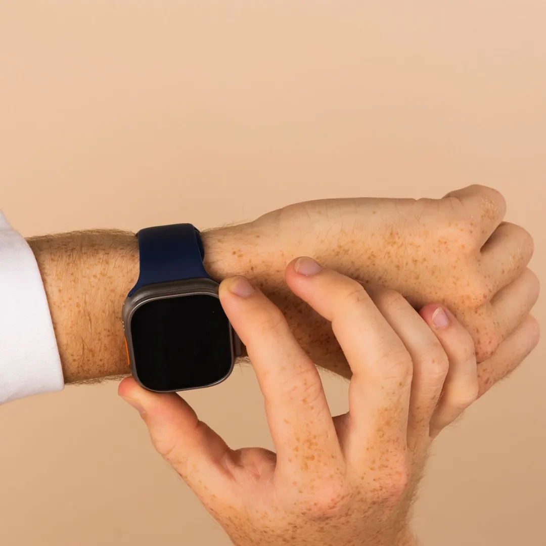 Imoshion Siliconen Bandje Apple Watch 44-49mm - Donkerblauw