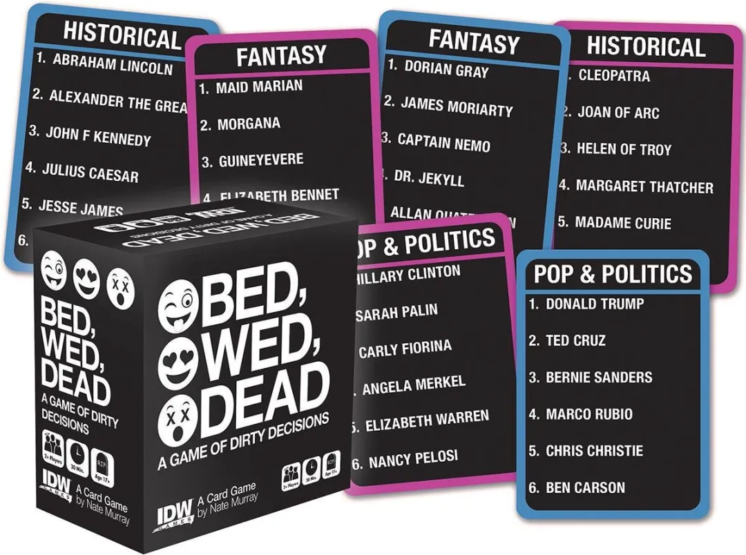 Bed, Wed, Dead - A Game of Dirty Decisions