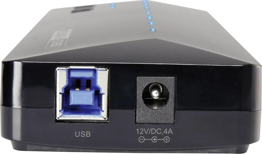 Renkforce RF-3806034 USB-hub 7 Poorten - USB 3.0 - Zwart