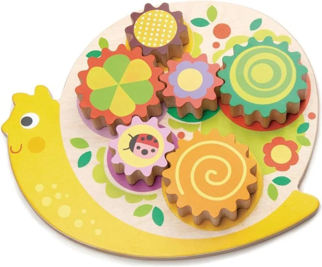 Tender Toys Vormenpuzzel Slakkenhuis Junior TL8347 - 6 Stukjes - Multicolor - afbeelding 2 van 4