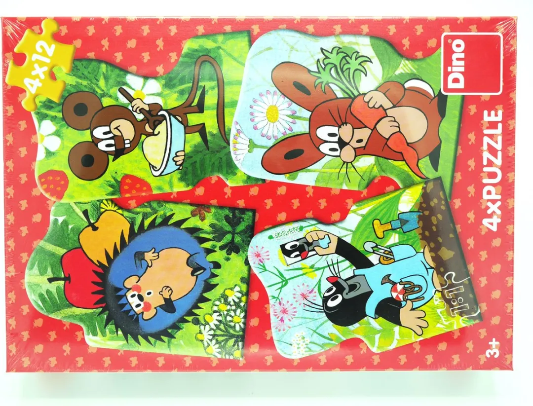 Dino Toys Molletje Kinderpuzzel 12 Stuks