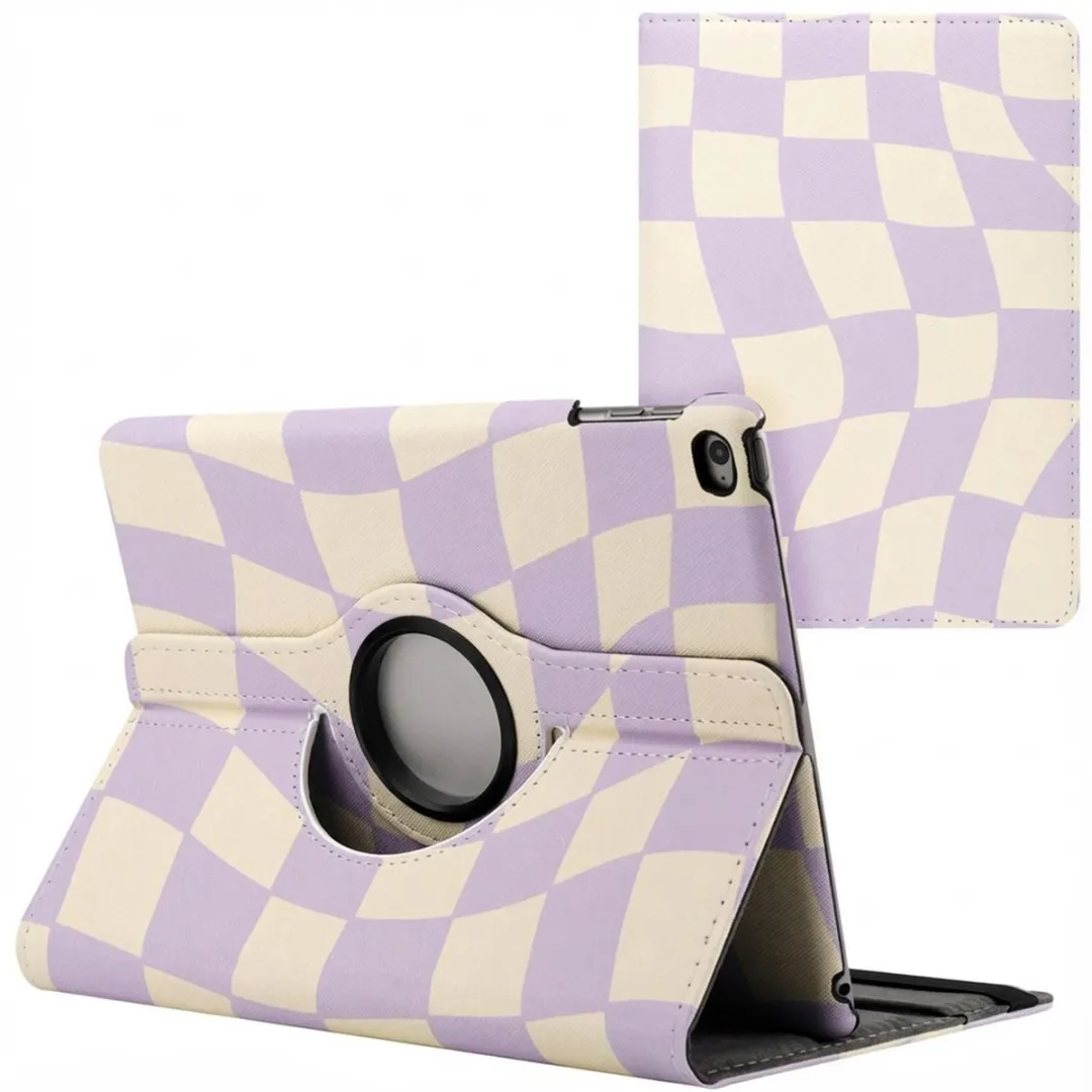 Imoshion Tablethoes SH00066946 - Apple iPad 5/6 9.7" - 360° Draaibaar Bookcase - Dancing Cubes