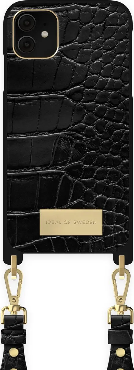 iDeal of Sweden iPhone 11/XR Telefoonhoesje Black Croco - IDNCSS22-I1961-334