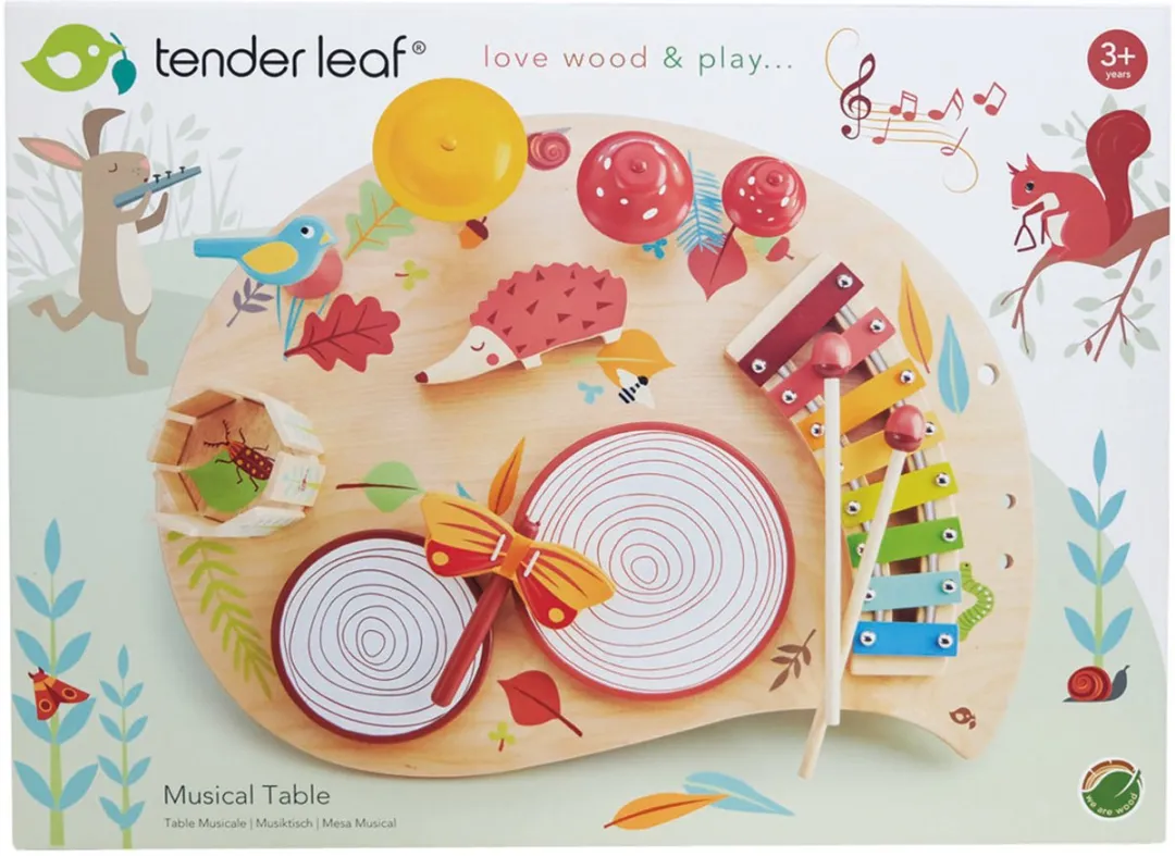 Tender Leaf Muziektafel - Multicolor