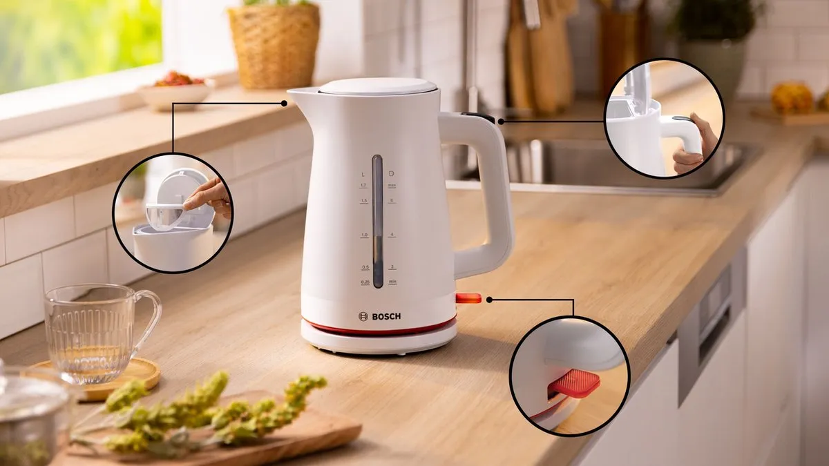 Bosch TWK3M121 MyMoment Waterkoker - 1.7L - 2400W - Wit