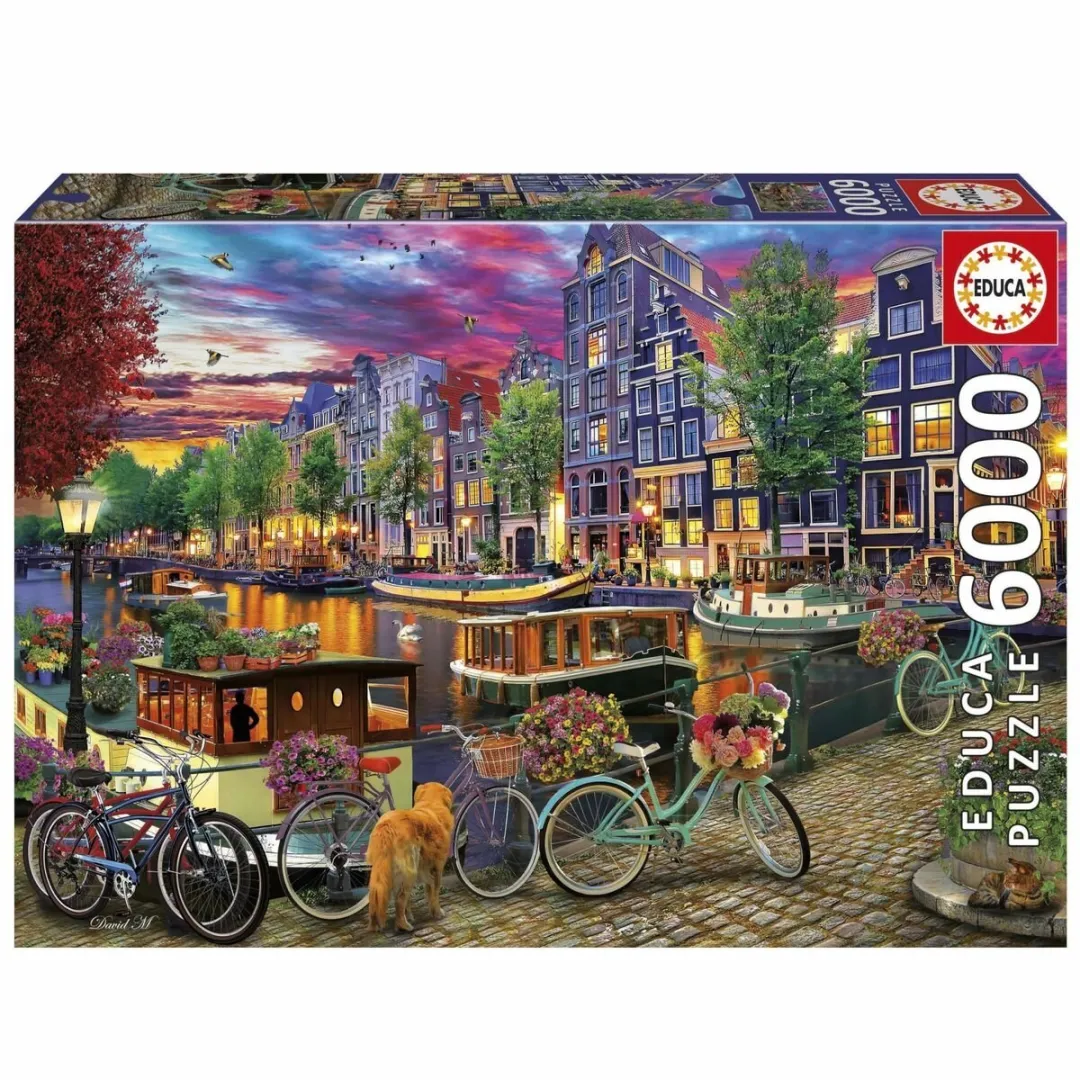 Educa Puzzel Bicicletas en Ámsterdam 6000