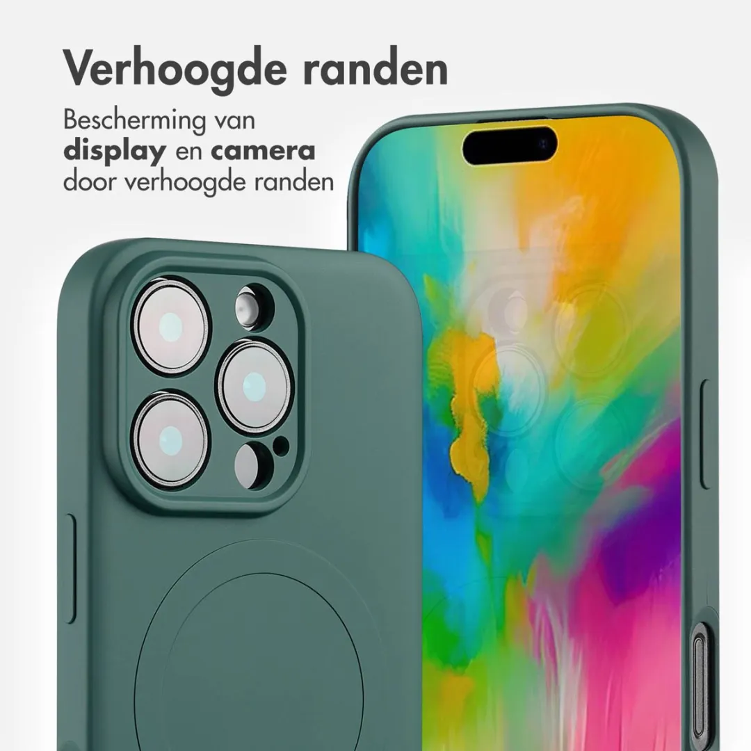 Imoshion Hoesje iPhone 16 Pro Max - Donkergroen MagSafe