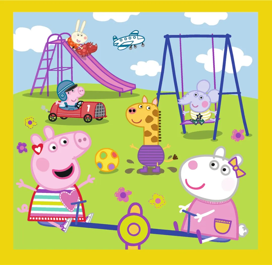 Trefl Peppa Pig 3-in-1 Puzzel - 106 Stuks