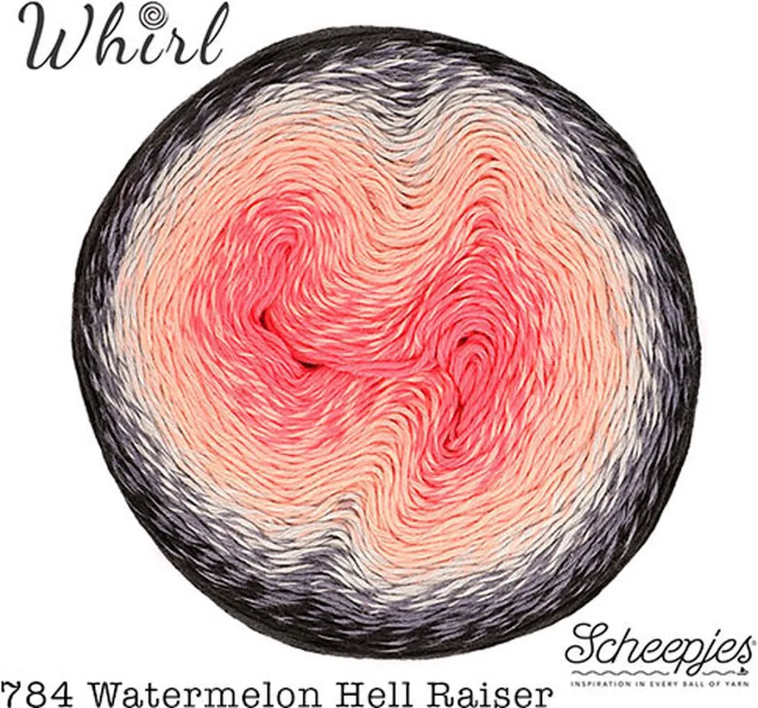 Scheepjes Whirl 1000m - Watermelon Hell Raiser - 3 Kleuren
