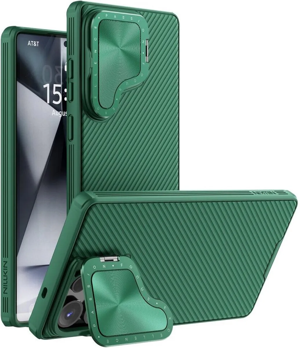 Nillkin CamShield Prop Magnetic Hoesje - Samsung Galaxy S25 Ultra - Groen
