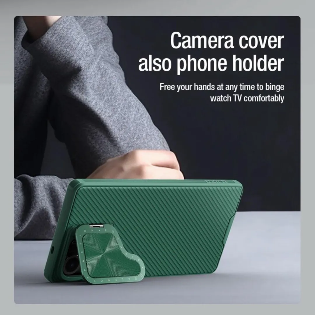 Nillkin CamShield Prop Magnetic Hoesje - Samsung Galaxy S25 Ultra - Groen